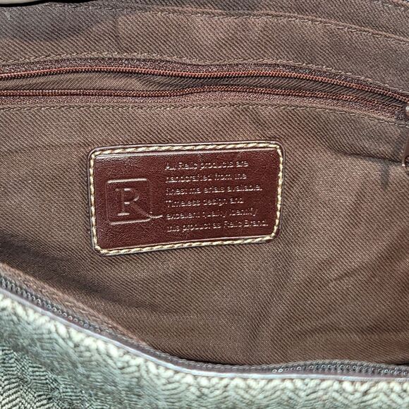 Relic by Fossil Vintage Handmade Flower Embroidered Tote Purse - Picture 3 of 9